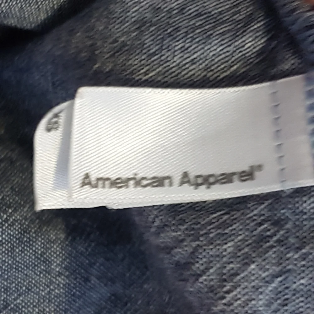 3/ $25 American Apparel denim chambray skater skirt XS - Picture 7 of 8